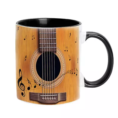 Music Themed Coffee Mugs Coffee Travel Mug Guitar Cup Guitars Piano Violin 350ml • $22.74