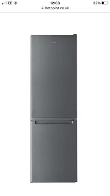 £125 • Buy Hotpoint Fridge Freezer H3T 811I OX 1 (Silver)