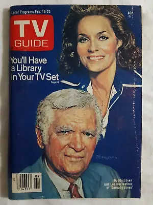 TV Guide Feb 16-22 1980 NO LABEL Detroit FREE SHIPPING Early Internet Prediction • $19.99