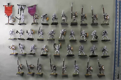 36 SKELETONS Plastic Undead Vampire Counts Deathrattle Army Warhammer 74 • £31