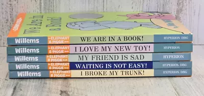 An Elephant & Piggie Book Lot Of 5 Mo Willems HC All First Editions • $29.99