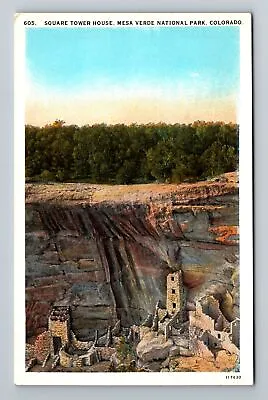 CO-Colorado Square Tower House Mesa Verde National Park Vintage Postcard • $7.99