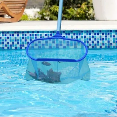 Pool Leaf Rake Heavy Duty Skimmer Net Cleaning Tool Fine Mesh Net Bag Catcher • $13.99