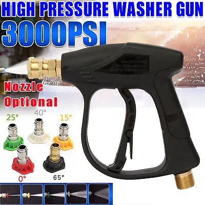 £16.49 • Buy 3000PSI High Pressure Car Power Washer Gun Spray Wand Lance Nozzle For Car Yard