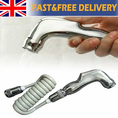 High Quality Hand Held Toilet Bidet Sprayer Bathroom Shower Water Spray Head Kit • £9.98