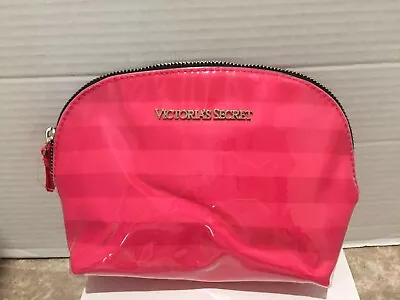 Victoria's Secret Pink  Stripe Makeup  Cosmetic Bag Pink • $16.99