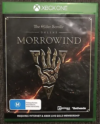 The Elder Scrolls Online MORROWIND - Xbox One Game **As NEW With DLC** • $9.95