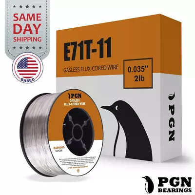 E71T-11 .035  - 2-Lb - Flux Core Welding Wire - Gasless Mild Steel MIG • $14.60