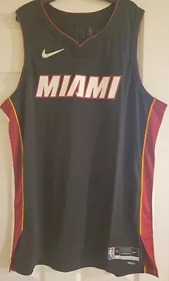 100% Authentic Nike Miami Heat Icon Diamond Edition 75th Anniv Jersey XL 52  • $80