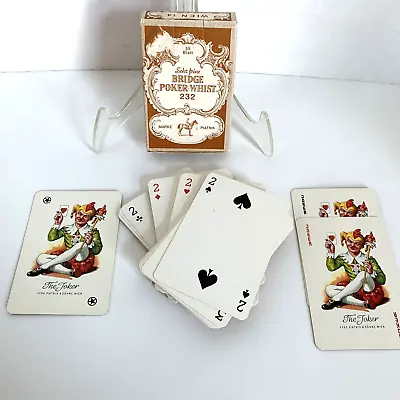 Vtg Piatnik & Sohne Bridge-Poker Whist 232 Playing Cards 55 Ct Deck Orig Box • $12