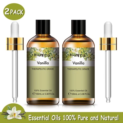 £18.99 • Buy Vanilla Essential Oil(Pure Natural Undiluted )Aromatherapy Diffuser Massage Oils