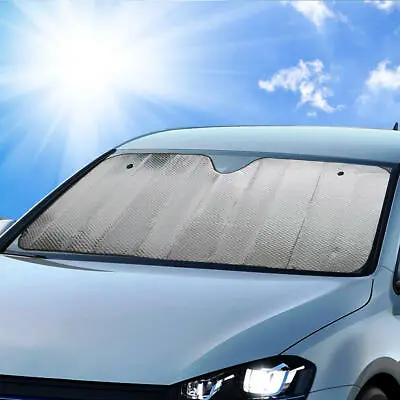 Large Jumbo Foldable Car Auto Sun Shade Visor Front Window Windshield Protection • $15.90