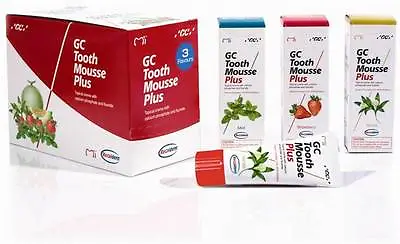 2x 3x 4x GC Tooth Mousse Plus 40g Tubes - Mint Strawberry & Vanilla Flavours • $39.99