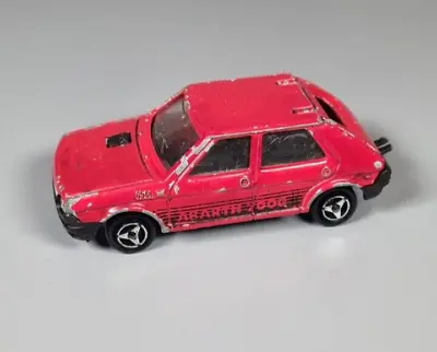 Vintage Majorette Fiat Ritmo Abarth 2000 Diecast Model Car Toy 1985 Red • £12.99