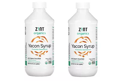 Zint Organic Yacon Syrup Prebiotic Sweetener  8 Fl Oz ******VALUE 2 PACK******** • $34.44