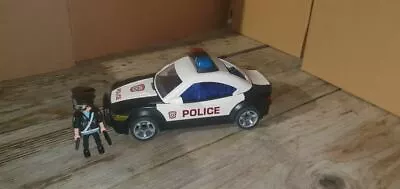 Playmobil Used / Clearance Black Police Car Set 38 • £11.95