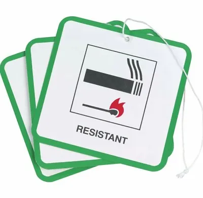 20 X  Fire Safety Labels Swing Tags for Furniture / Upholstery / Chairs • £2.99