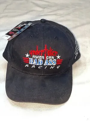 Vintage 90s WWF American Badass Undertaker Racing Hat Rare WWE ECW TNA NWT • $40