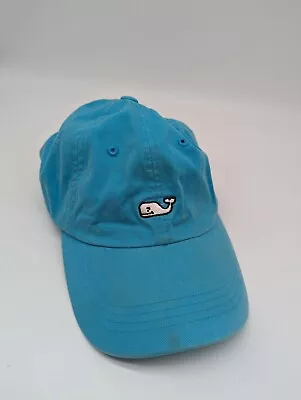 Vineyard Vines Hat Unisex Adjustable Cap Blue Embroidered Whale • $13.99
