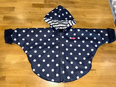 Weekend A La Mer Baby Girls Waterproof Coat / Poncho Age 18 Months Ex Con • £3.49