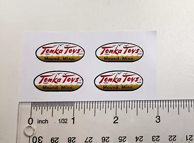 Tonka Logo Sticker 1958 To 1961 Vintage Oval Vinyl Decals • $4.99