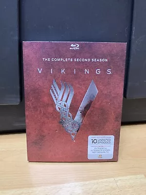 Vikings Sealed Season 2 Complete Blu Ray With Slip Cover TV Nordic History • $10.99