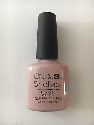 £10.99 • Buy Genuine CND Shellac Gel UV LED Nail Polish, Unlocked, Nude, Beige, New, Unboxed