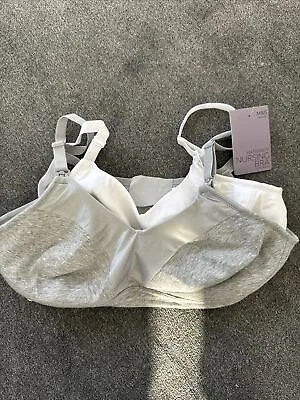 Marks And Spencer 2 Pack Maternity Nursing Bra’s Non Wired 40D • £10
