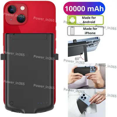 For IPhone Android 10000mAh Power Bank External Battery Charger Case Back Cover • $28.09