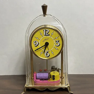 Vintage Schmid Schlenker West Germany Reuge Musical Moulin Rouge Alarm Clock • $150