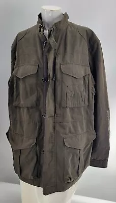 J Crew Outerwear Mens Military Green British Millerain Wax Jacket L • $99.99