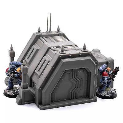 Grimdark Space Marine Chapter Armoury Storage Building Terrain 28mm Sci-Fi • £16.99