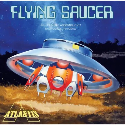 Atlantis Models 1:72 The Flying Saucer UFO Plastic Model Kit • £34.99