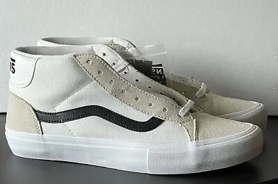 VANS Mid Skool Pro US 10 White New Tony Alva Dogtown Skateboard Shoes Sk8 Knu • $40