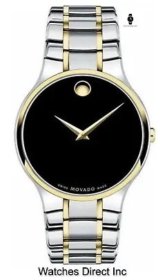 Brand New Movado Men's Serio 38mm Stainless Steel Two-toned Watch 0607284 • $599