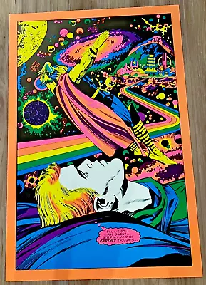 ASTRAL THOR THIRD EYE BLACK LIGHT POSTER Marvel 20x30 KIRBY • $31.23