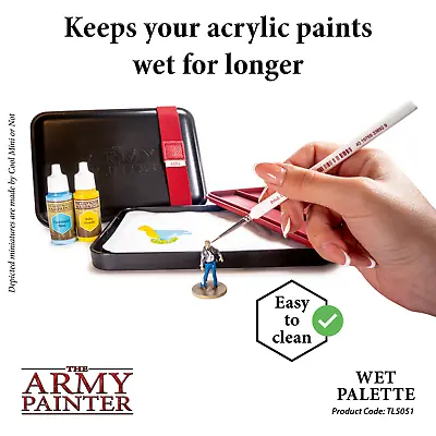 Army Painter Wet Palette Set And Refill Packs Multibuy Warhammer Painting Aid • £10.79