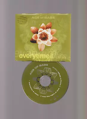 (-0-) Ace Of Base - Everytime It Rains CD SINGLE COVER VG DISC NEAR MINT • £2.50