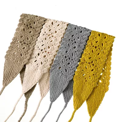 New Crochet Hair Band Women French Headscarf Knitting Headbands Hair Accesso S^3 • $5.72