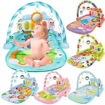 Fitness Music Baby Play Mat Lay And Kids Gym Play-mat Fun Piano Boys Girls Gift • £17.21