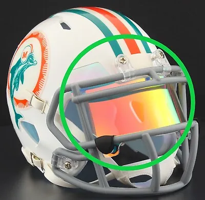 EYE SHIELD / VISOR  ONLY! For MIAMI DOLPHINS Mini Football Helmet • $12.99