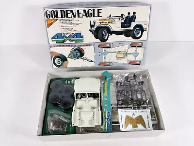 Golden Eagle Jeep 4x4 4 Wheel Drive Nichimo 1:20 Model Kit Sealed Parts • $199.99