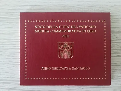 2008 2 Euro Vatican Year Dedicated To Saint Paul Bu Low Mintage! • $74.99