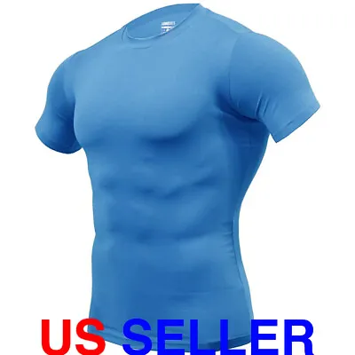 ARMEDES Mens Short Sleeve T-Shirt Cool Dry Compression Baselayer AR 51 • $13.99