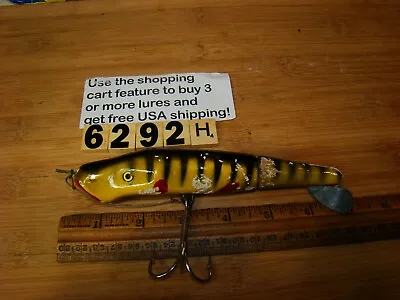 U6292 H Robert's Mud Puppy Wooden Muskie Fishing Lure • $14.95