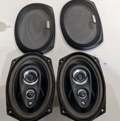 Pioneer TS-A6980 Vintage 6x9 4-WAY Car Speakers 200w  With Cable  A Pair • $40