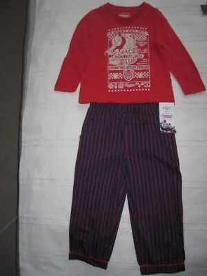 £5.99 • Buy M&S Boys Thomas & Friends Pyjamas Pajama  Size 2-3 Years