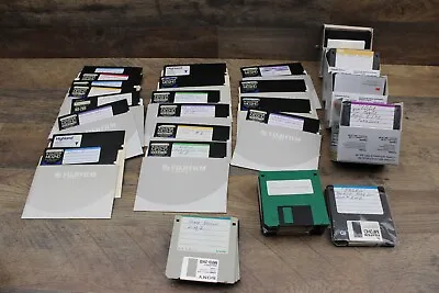 Lot Of Vintage 20 - 5 1/4” & 71 - 3 1/2   Floppy Disks • $23.78