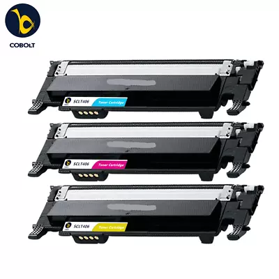3 TONER CARTRGIDE CLT-406S Fits For Samsung CLP360 CLP365 CLP365W CLX3300 • £27.59