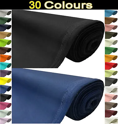 Waterproof Canvas Fabric Heavy Duty Outdoor Cushion Cover Material By The Meter • £0.99
